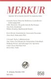 Merkur-deutsche Zeitschrift Fur Europaisches Denken