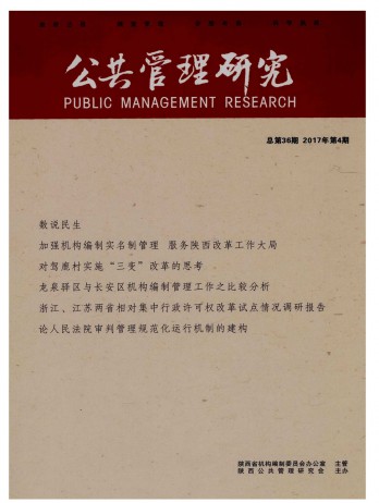 公共管理研究論文